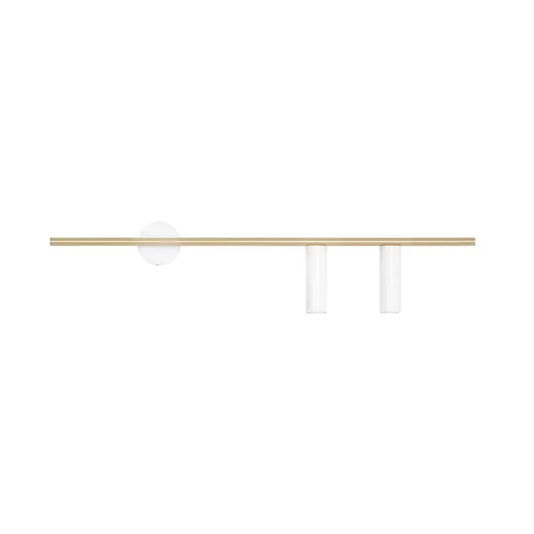 Aplica de perete VERAN 2 RIGHT - Alb/Bronz
