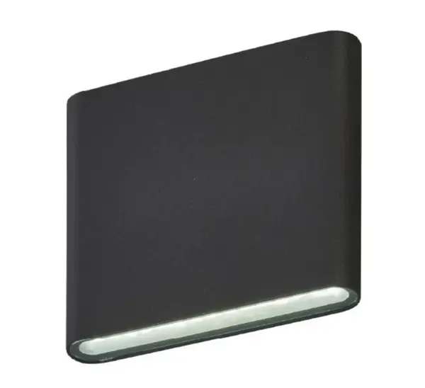 Aplica Exterior Techstar® LED Light C30, Putere 6W, A+, Rezistenta la Apa si Praf, Alb Cald, 3000K, Aluminiu, Negru