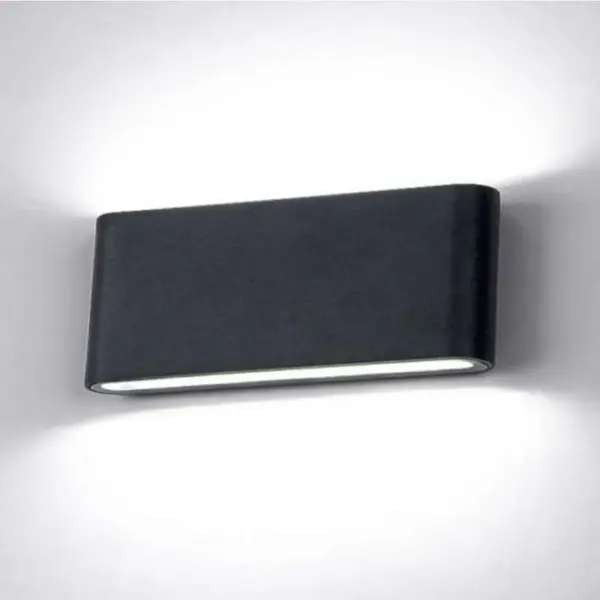 Aplica LED de exterior extra-plata Long, 24W=160W, 3000K, lumina calda, 2160Lm, IP65 - Default Title