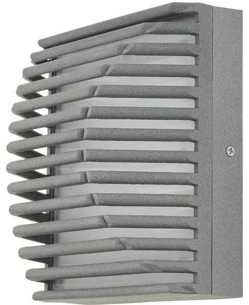 Aplica LED exterior Elbulgaria - Eric, 18W, IP44, 4000K, gri