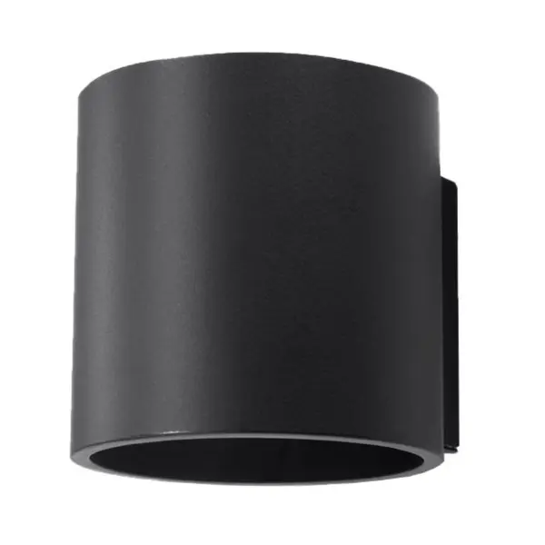Aplica perete Orbis Negru 10x12x10 cm