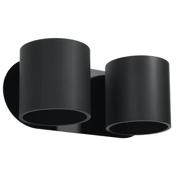 Aplica perete Orbis Negru 26x12x10 cm