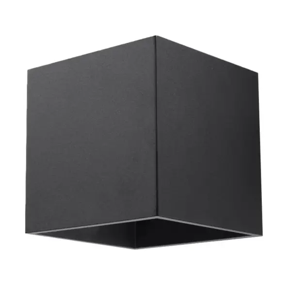 Aplica perete Quad Negru 10x12x10 cm