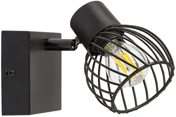 Aplică Rabalux - Aberama 73001, IP20, E14, 1 x 10 W, negru