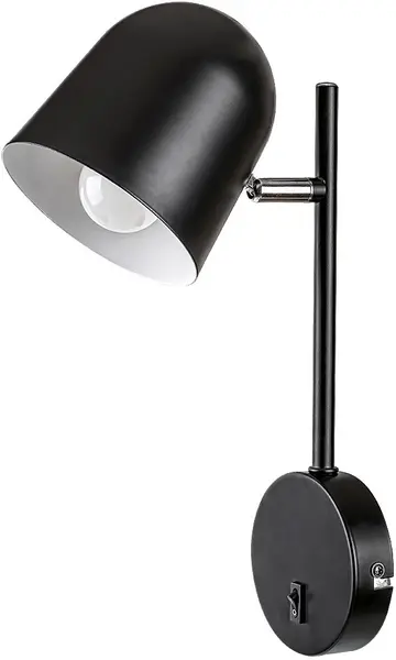 Aplică Rabalux - Egon 5242, IP20, E14, 1 x 40 W, negru mat