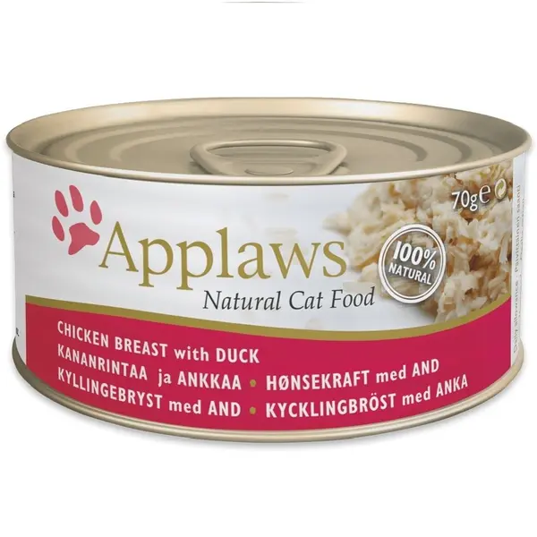 Applaws Cat Cons Piept Pui si Rata 156 g