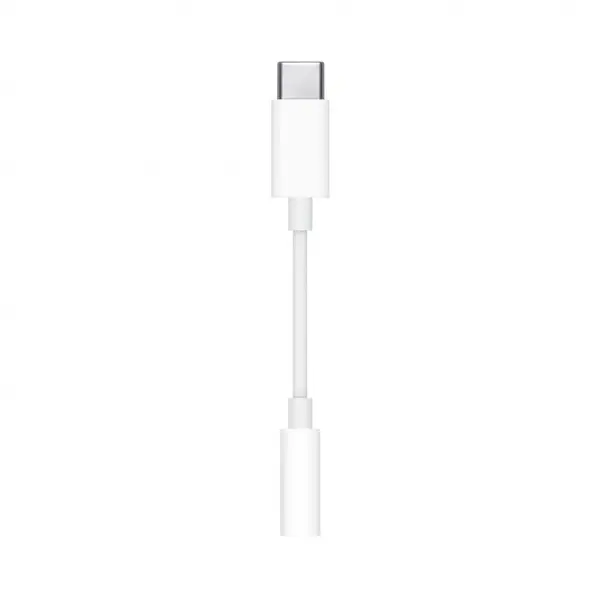Apple Adaptor Apple MU7E2ZM/A, USB-C - 3.5mm Jack, White