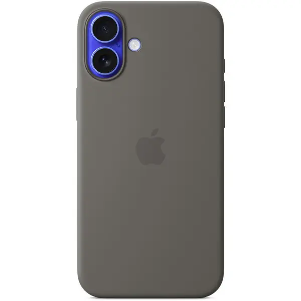 Apple Apple iPhone 16 Plus Silicone Case with MagSafe - Stone Gray