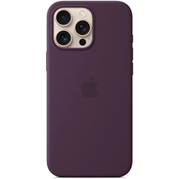 Apple Apple iPhone 16 Pro Max Silicone Case with MagSafe - Plum