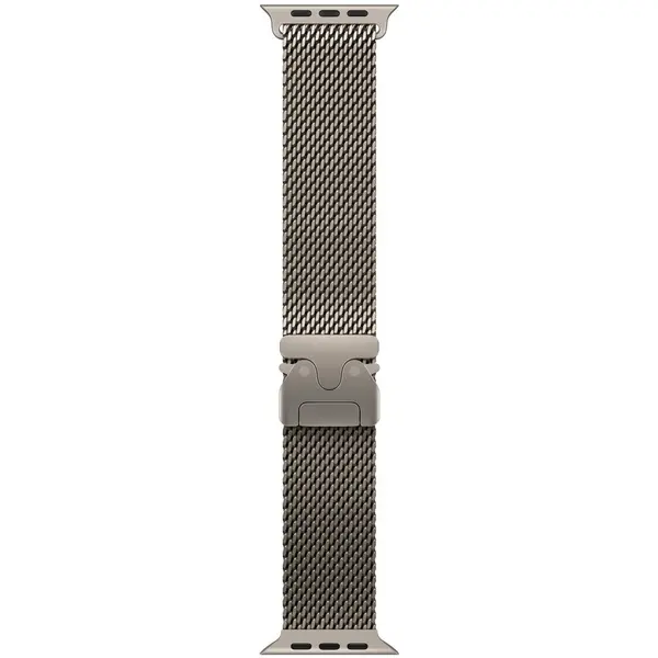 Apple Apple Watch 49mm Loop: Natural Titanium Milanese Loop - Small