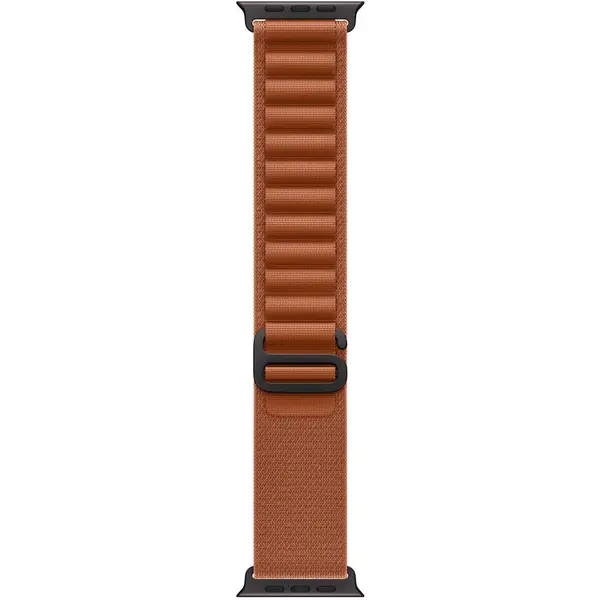 Apple Apple Watch 49mm Loop: Terra Cotta Alpine Loop - Small - Black Titanium Finish