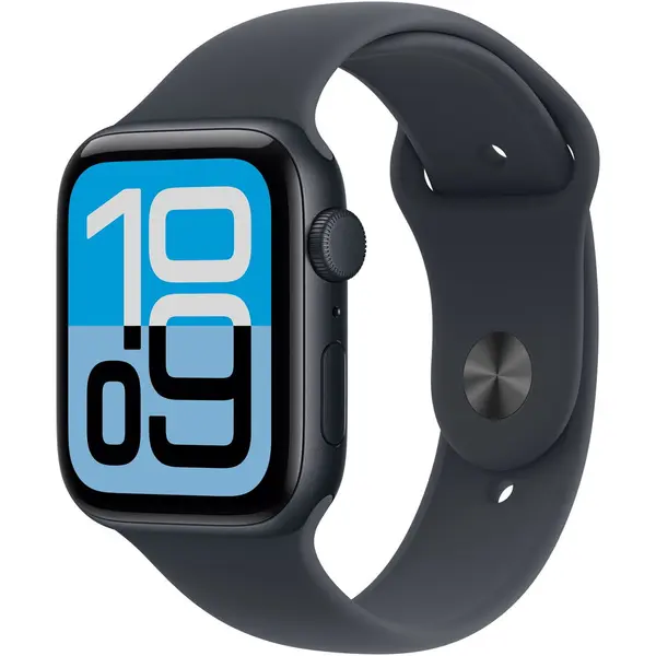 Apple Apple Watch SE (2025), GPS, Carcasa Midnight Aluminium 40mm, Midnight Sport Band - M/L