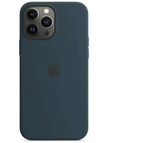 Apple Carcasa Silicone Case cu MagSafe pentru Apple iPhone 13 Pro Max, MM2T3ZM/A, Abyss Blue