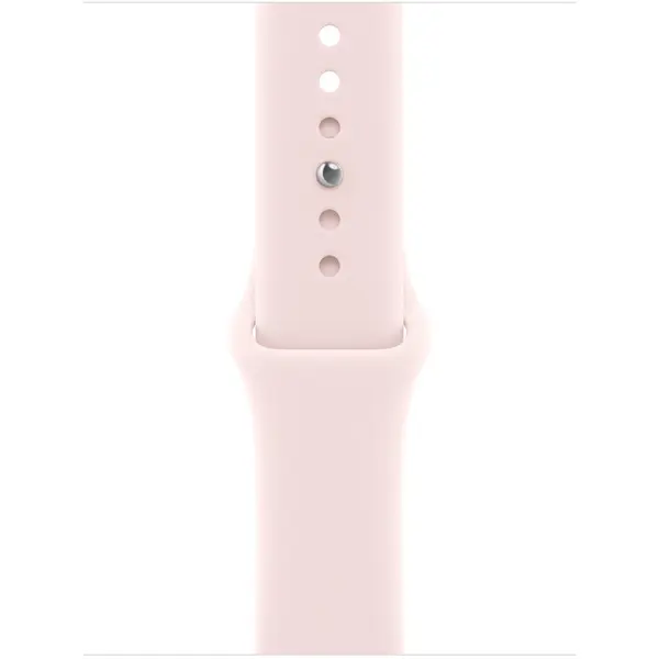 Apple Curea Smartwatch Apple MHY34ZM/A, pentru Apple Watch 40 mm, Sport Band, Marime M/L, Roz pudrat