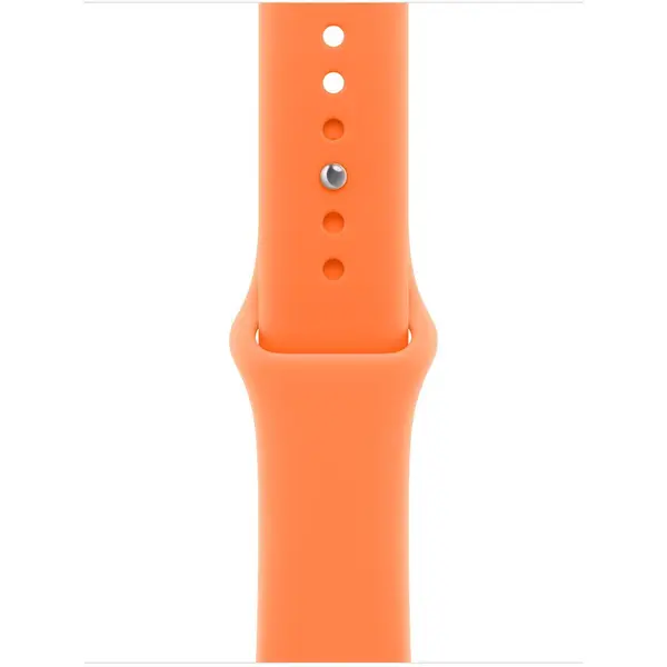 Apple Curea Smartwatch Apple MHYD4ZM/A, pentru Apple Watch 42 mm, Sport Band, Marime S/M, Clementine