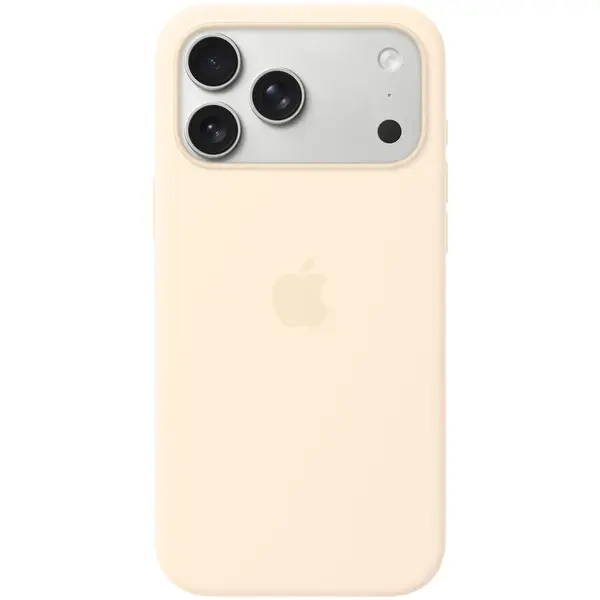 Apple Husa de protectie Apple Silicone Case with MagSafe pentru iPhone 17 Pro Max, Vanilie