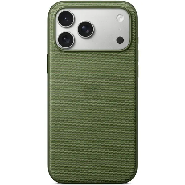 Apple Husa de protectie spate Apple TechWoven Case MGFD4ZM/A cu MagSafe pentru iPhone 17 Pro Max, Verde