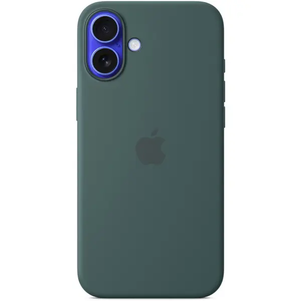 Apple Husa Protectie Spate Apple MYYH3ZM/A pentru iPhone 16 Plus, Silicone Case cu MagSafe, Verde