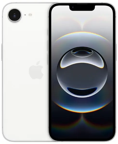 Apple iPhone 16e 128 GB White Ca nou