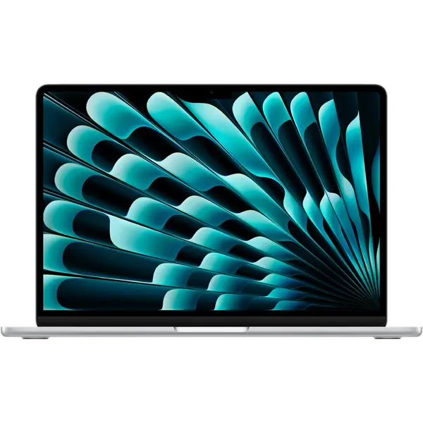 Apple Laptop Apple MacBook Air 13, Procesor Apple M4 chip (10-core CPU, 10-core GPU), 13.6 WQXGA, 16GB, 512GB, layout INT, Mac OS, Argintiu (INT Keyboard)