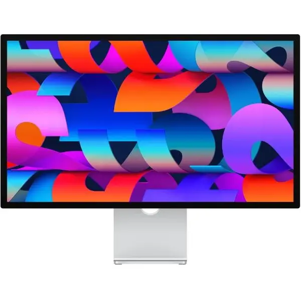Apple Monitor APPLE Studio 27 5K Retina, WebCam 12MP, Nano-Texture Glass, Tilt Adjustable Stand, Argintiu