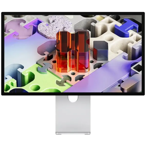 Apple Monitor Apple Studio MFEP4RC/A, 27 inch, 5K, IPS, Mini LED, Wide, 120Hz, Display XDR, Nano-texture glass, cu suport reglabil cu inclinare si inaltime, Argintiu