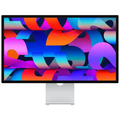 Apple Monitor LED Apple Studio Display (2026) Standard Glass, 27 inch, 5120 x 2880 pixeli, Argintiu + Suport ajustabil