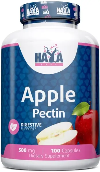 Apple Pectin, 500 mg, 100 capsule, Haya Labs