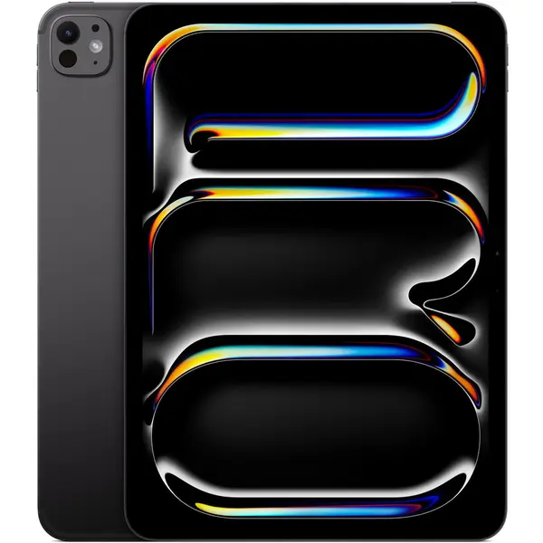 Apple Tableta Apple iPad Pro 11 2025 Cellular, Procesor Apple M5, Ecran Ultra Retina OLED 11, 16GB RAM, 1TB Flash, Camera 12 MP, Wi-Fi, Bluetooth, GPS, 5G, iPadOS, Negru