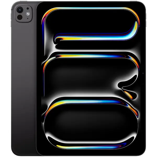 Apple Tableta Apple iPad Pro 11 2025 Cellular, Procesor Apple M5, Ecran Ultra Retina OLED 11, Nano Texture, 16GB RAM, 2TB Flash, Camera 12 MP, Wi-Fi, Bluetooth, GPS, 5G, iPadOS, Negru