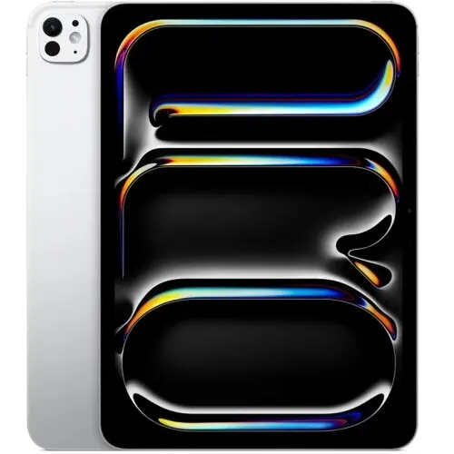 Apple Tableta Apple iPad Pro 11 (2025) Nano-texture Glass, Apple M5 Deca Core, 11 inch, RAM 16GB, 1TB, Wi-Fi, BT, iPadOS 26, Argintiu