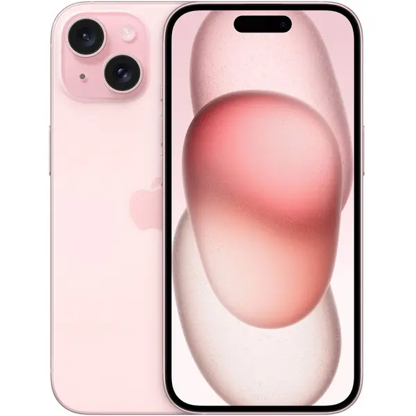 Apple Telefon mobil Apple iPhone 15, 512GB, 5G, Roz