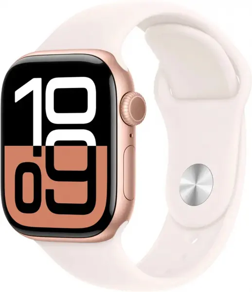 Apple Watch Aluminium Case GPS 42mm Rose Gold - Sport Band Starlight S M