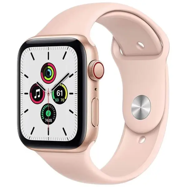 Apple Watch SE 2020, GPS + Cellular, Aluminium 40mm N/A Gold Foarte bun