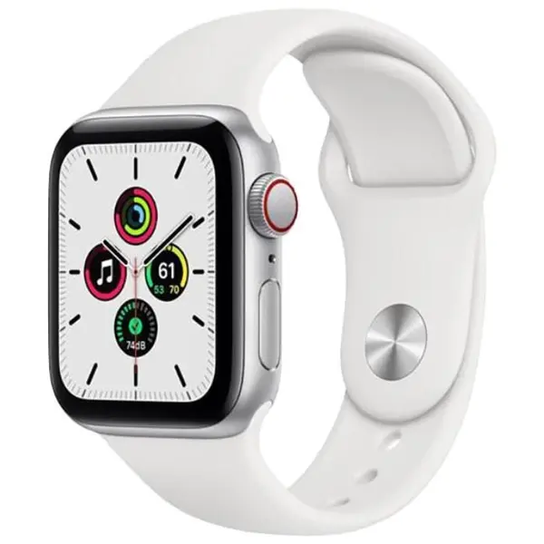 Apple Watch SE 2020, GPS + Cellular, Aluminium 40mm N/A Silver Bun
