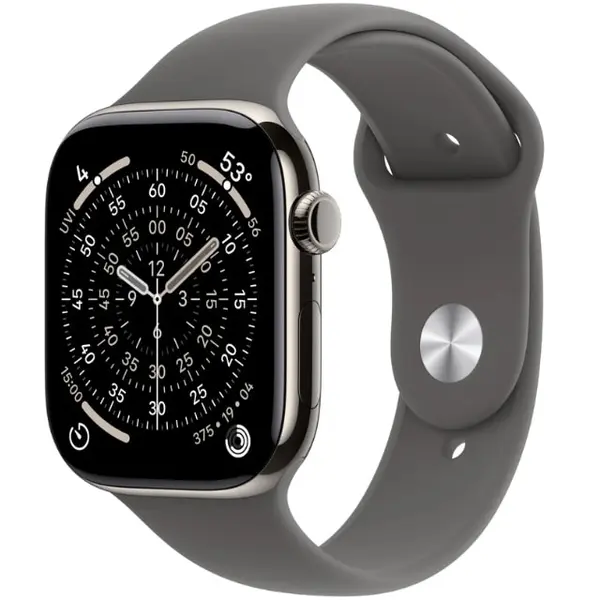Apple Watch Series 11 2025, GPS + Cellular, Titanium 46mm N/A Natural Ca nou