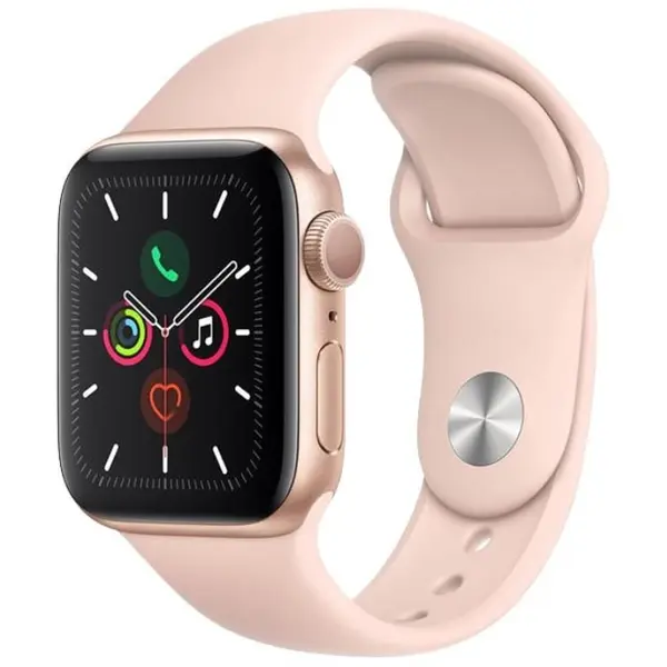 Apple Watch Series 5 2019, GPS, Aluminium 40mm N/A Gold Foarte bun