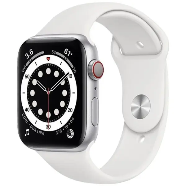Apple Watch Series 6 2020, GPS + Cellular, Aluminium 44mm N/A Silver Ca nou