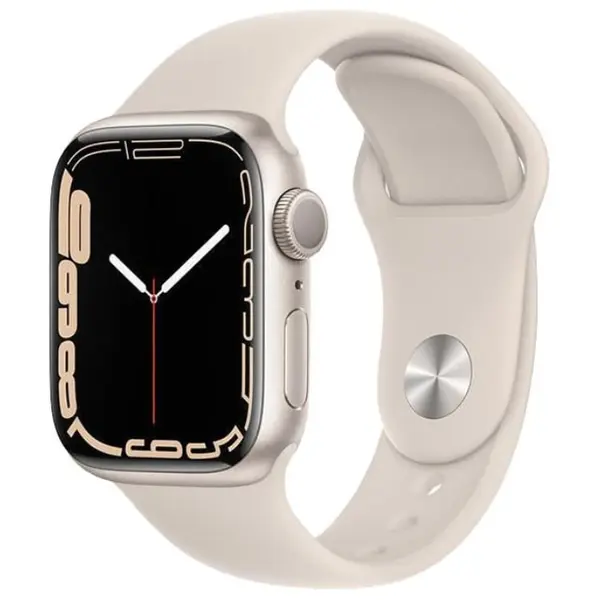 Apple Watch Series 7 2021, GPS, Aluminium 45mm N/A Starlight Excelent