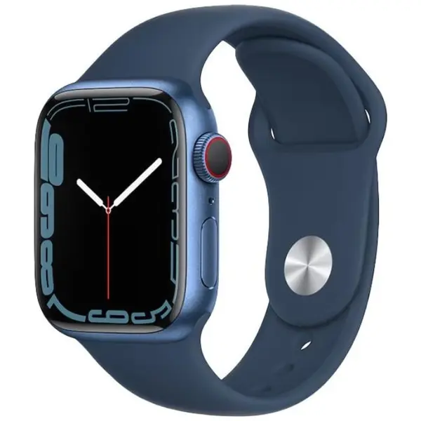 Apple Watch Series 7 2021, GPS + Cellular, Aluminium 45mm N/A Blue Bun