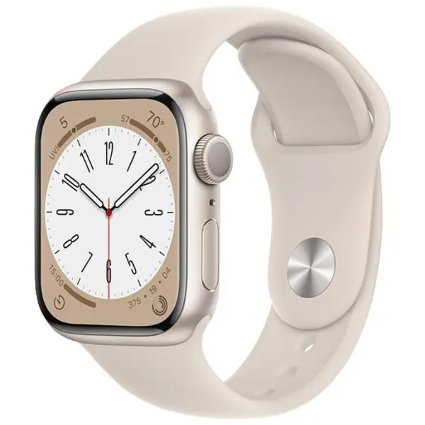 Apple Watch Series 8 2022, GPS, Aluminium 41mm N/A Starlight Excelent