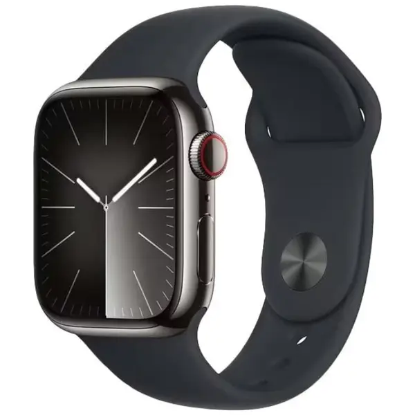 Apple Watch Series 9 2023, GPS + Cellular, Stainless Steel 41mm N/A Graphite Excelent