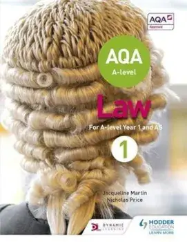 AQA A-level Law for Year 1/AS, Paperback/Jacqueline Martin