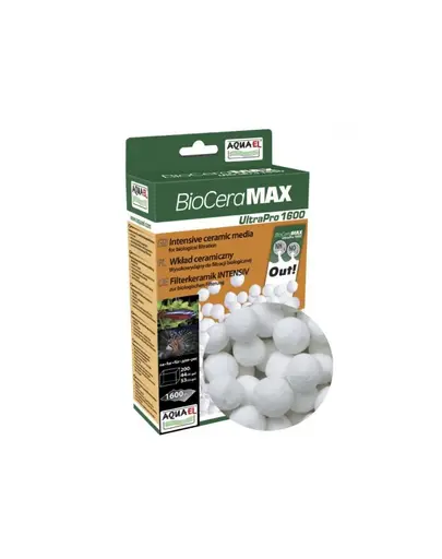 AQUAEL Bioceramax Ultrapro 1600 1l - Material filtrant pentru filtrarea biologicica a apei acvariilor de apa dulce sau sarata