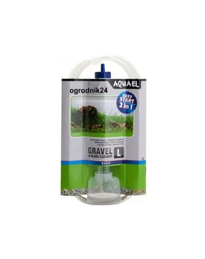 AQUAEL Dispozitiv curățare pietriș și sticlă L 330 mm