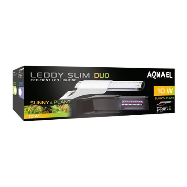 Aquael Lampa Led 10 W Duo Sunny/Plant 50 cm Neagra 115550