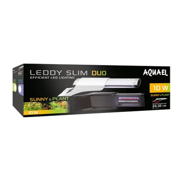 Aquael Lampa Led 10 W Duo Sunny/Plant 50 cm Neagra 115550