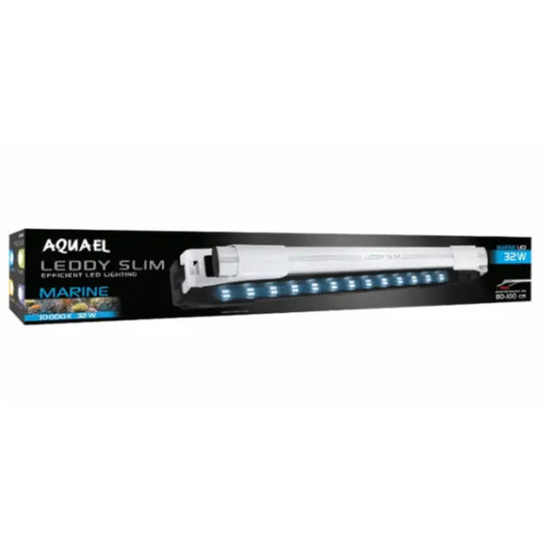 Aquael Lampa Led 32 W Actinic 80-100 Cm Slim Negru 115551