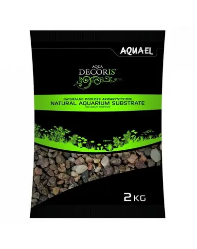 AQUAEL Pietriș natural multicolor 5-10 mm 2 kg