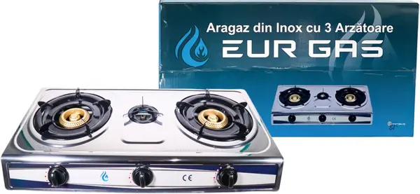 Aragaz Exterior EurGas Inox 3 Q